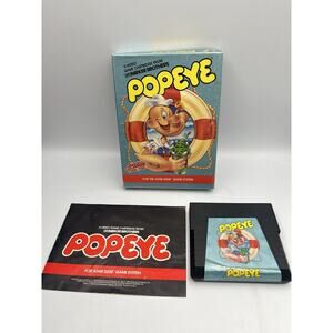 Popeye Game (Atari 5200, 1983) CIB Complete In Box Excellent
